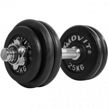 Jednoruční litinová činka MOVIT 20 kg Jednoruční litinová činka MOVIT 20 kg