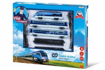 Sada vlak České dráhy s kolejemi - 23 ks Sada vlak České dráhy s kolejemi - 23 ks