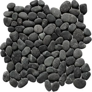 Oblázková mozaika Black Sumatra 1m2 Oblázková mozaika Black Sumatra 1m2