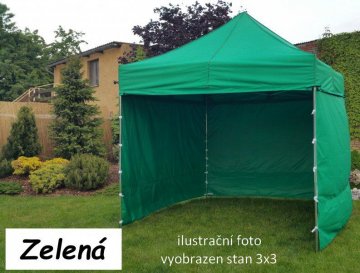 Zahradní párty stan PROFI STEEL 3 x 4,5 - zelená Zahradní párty stan PROFI STEEL 3 x 4,5 - zelená