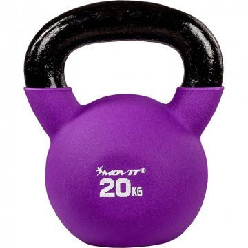 MOVIT Kettlebell činka fialová, 20 kg