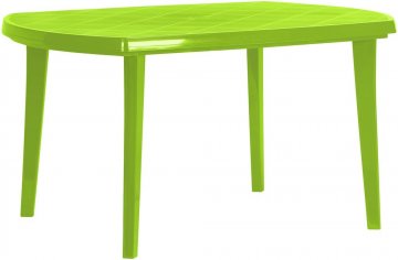 Plastový oválný stůl ELISE - light green Plastový oválný stůl ELISE - light green
