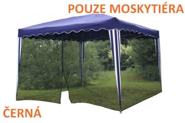 Moskytiéra na zahradní párty stan 3 x 3 m ČERNÁ Moskytiéra na zahradní párty stan 3 x 3 m ČERNÁ
