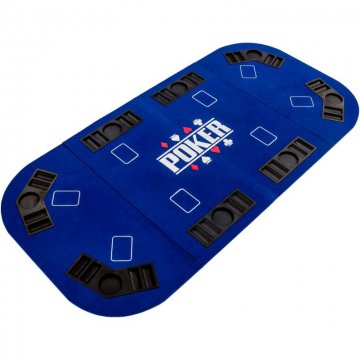 Skládací pokerová podložka - modrá Skládací pokerová podložka - modrá