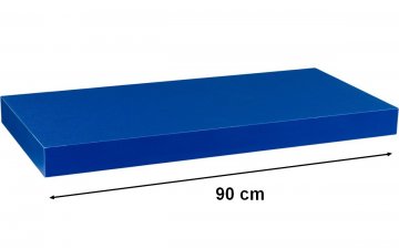 Stilista Nástěnná police Volato 90 cm, modrá