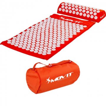 Akupresurní podložka s polštářem MOVIT 75 x 44 cm - oranžová Akupresurní podložka s polštářem MOVIT 75 x 44 cm - oranžová