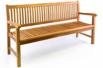 Zahradní lavice DIVERO 3-místná masiv 180 cm Zahradní lavice DIVERO 3-místná masiv 180 cm