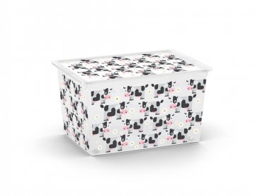 Plastový úložný KIS C box ANIMAL -XL - kravičky Plastový úložný KIS C box ANIMAL -XL - kravičky