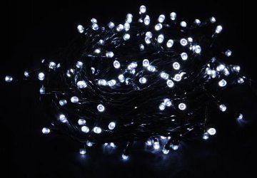 Vánoční LED řetěz - 10 m, 100 LED, studeně bílý Vánoční LED řetěz - 10 m, 100 LED, studeně bílý