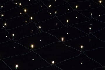 Vánoční světelná síť 3 x 3 m - teple bílá s časovačem 128 LED Vánoční světelná síť 3 x 3 m - teple bílá s časovačem 128 LED