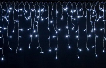 VOLTRONIC Vánoční světelný déšť 400 LED, 10 m, studeně bílý