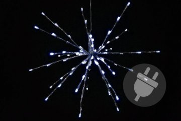 Vánoční LED osvětlení - meteorický déšť, stud. bílý, 80 LED Vánoční LED osvětlení - meteorický déšť, stud. bílý, 80 LED