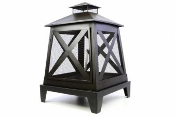 Terasový ocelový zahradní krb 82 x 54 x 54 cm Terasový ocelový zahradní krb 82 x 54 x 54 cm