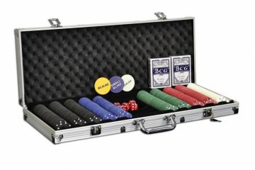 Poker set 500 ks žetonů s příslušenstvím Poker set 500 ks žetonů s příslušenstvím