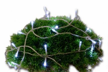 Vánoční LED řetěz - 10 m, 100 diod, studeně bílý Vánoční LED řetěz - 10 m, 100 diod, studeně bílý