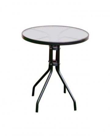 Zahradní stůl se skleněnou deskou ZWT-03 o 60cm Zahradní stůl se skleněnou deskou ZWT-03 o 60cm