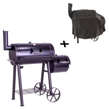 Zahradní gril s udírnou XL BBQ 2 s ochranným krytem Zahradní gril s udírnou XL BBQ 2 s ochranným krytem