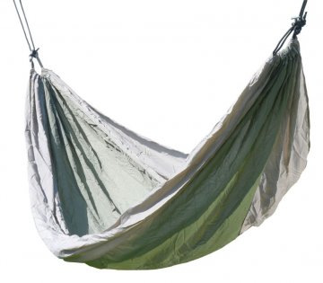 Houpací síť NYLON 275x137cm zeleno-hnědá Houpací síť NYLON 275x137cm zeleno-hnědá