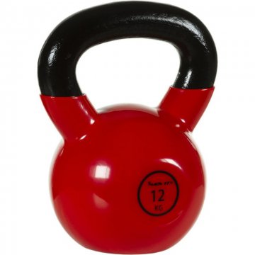 MOVIT Kettlebell činka s vinylovým potahem, 12 kg