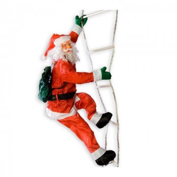 Vánoční dekorace - Santa Claus na žebříku - 240 cm Vánoční dekorace - Santa Claus na žebříku - 240 cm