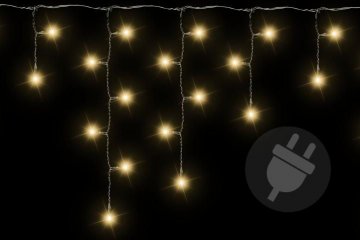 Vánoční světelný déšť - 7,8 m, 400 LED, teple bílý Vánoční světelný déšť - 7,8 m, 400 LED, teple bílý