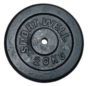 litinové závaží 20kg - 30mm litinové závaží 20kg - 30mm