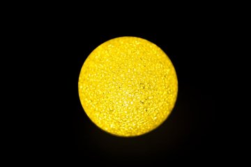 Světelná dekorace - LED svítící koule, 12 cm, teple bílá Světelná dekorace - LED svítící koule, 12 cm, teple bílá