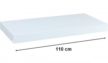 Nástěnná police STILISTA VOLATO - bílá 110 cm Nástěnná police STILISTA VOLATO - bílá 110 cm