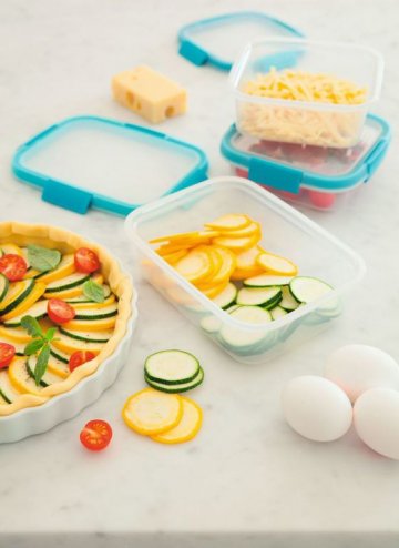 Dóza na potraviny SMART FRESH 0,9L - zelené víko Dóza na potraviny SMART FRESH 0,9L - zelené víko