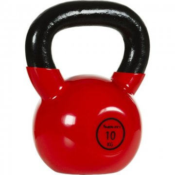 Kettlebell činka 10 kg MOVIT s vinylovým potahem Kettlebell činka 10 kg MOVIT s vinylovým potahem