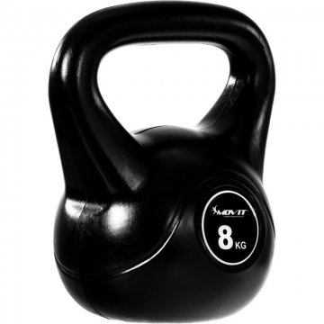 MOVIT Kettlebell činka, 8 kg, černá