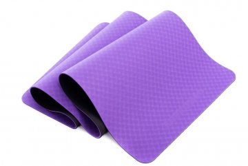 Dvouvrstvá podložka na jógu 183 x 61 x 0,5 cm - FIALOVÁ Dvouvrstvá podložka na jógu 183 x 61 x 0,5 cm - FIALOVÁ