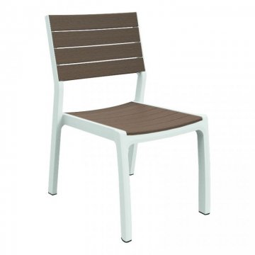 Designová zahradní židle HARMONY - bílé + cappuchino Designová zahradní židle HARMONY - bílé + cappuchino