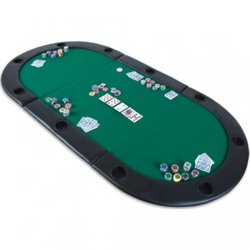 GamesPlanet® Poker podložka, 208 x 106 x 3 cm,…