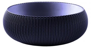 Květináč COZIES KNIT - tmavě fialová Květináč COZIES KNIT - tmavě fialová