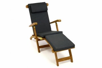 Zahradní dřevěné lehátko DIVERO Florentine + polstrování Zahradní dřevěné lehátko DIVERO Florentine + polstrování