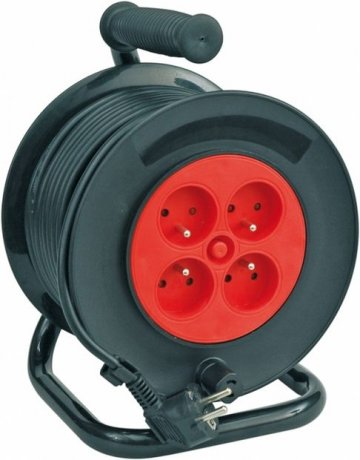 Kabel prodlužovací 40 m 4 zásuvky typ E buben Kabel prodlužovací 40 m 4 zásuvky typ E buben