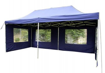 Zahradní párty stan 3 x 6 PROFI - nůžkový - modrý Zahradní párty stan 3 x 6 PROFI - nůžkový - modrý