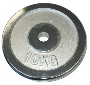 Chromované závaží 10kg - 25mm Chromované závaží 10kg - 25mm