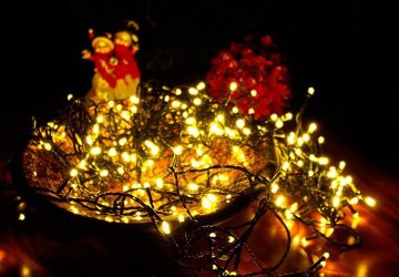 Vánoční LED osvětlení 40 m - teple bílé 400 LED s časovačem Vánoční LED osvětlení 40 m - teple bílé 400 LED s časovačem