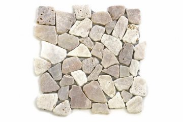 Mozaika říční kámen - krémová obklady  1m2…