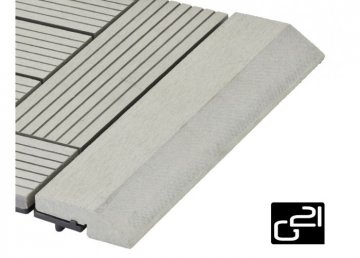 G21 přechodová lišta pro WPC obklady Incana, rovná 30x7,5 cm G21 přechodová lišta pro WPC obklady Incana, rovná 30x7,5 cm