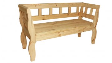 Zahradní RETRO lavice bez povrchové úpravy - 157 cm Zahradní RETRO lavice bez povrchové úpravy - 157 cm