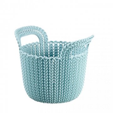 kulatý košík KNIT 3L - sv. modrá CURVER kulatý košík KNIT 3L - sv. modrá CURVER