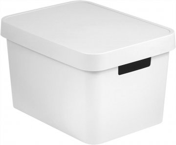 Úložný box plastový s víkem 17L - bílý CURVER Úložný box plastový s víkem 17L - bílý CURVER