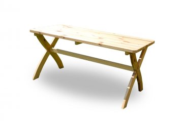 Zahradní dřevěný stůl STRONG přírodní FSC Zahradní dřevěný stůl STRONG přírodní FSC