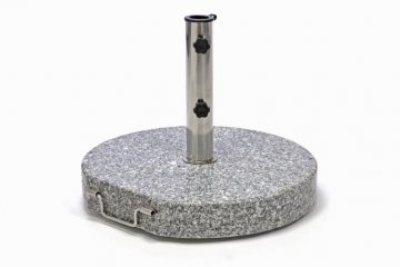Stojan na slunečník (kruhový) - žula / nerezová ocel, 40 kg Stojan na slunečník (kruhový) - žula / nerezová ocel, 40 kg