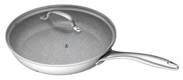 Pánev G21 Gourmet Miracle poklicí - nerez/greblon - 28 cm Pánev G21 Gourmet Miracle poklicí - nerez/greblon - 28 cm