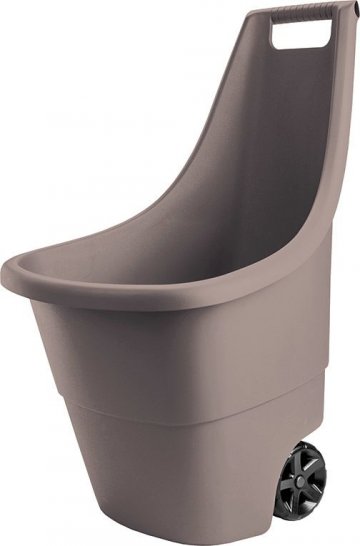 Plastový zahradní vozík EASY GO BREEZE 50L - hnědý Plastový zahradní vozík EASY GO BREEZE 50L - hnědý