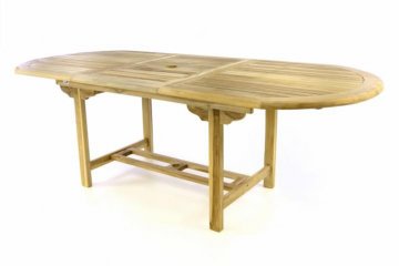 Zahradní oválný stůl DIVERO - roztahovatelný - 170/230 cm Zahradní oválný stůl DIVERO - roztahovatelný - 170/230 cm